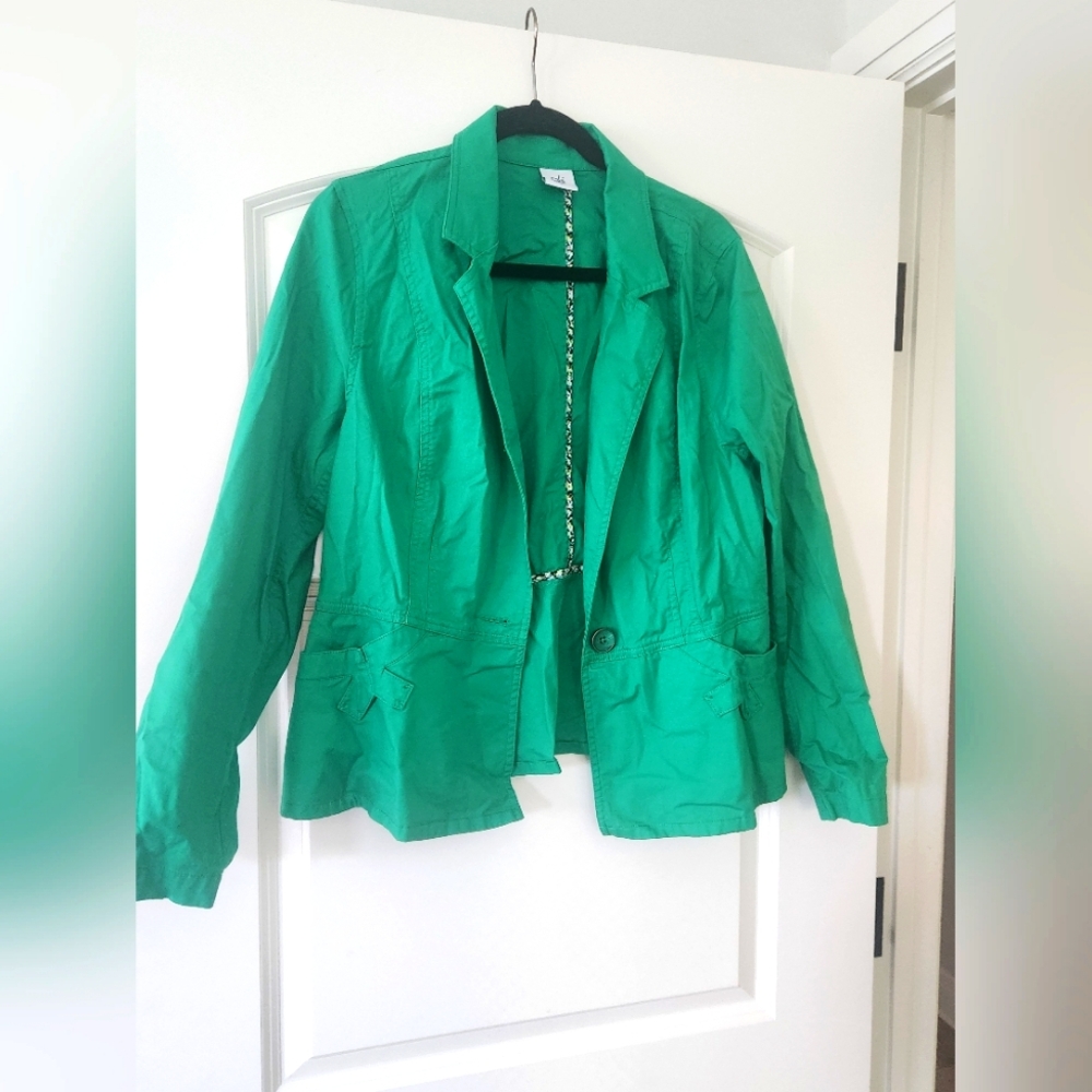 Cabi green blazer large